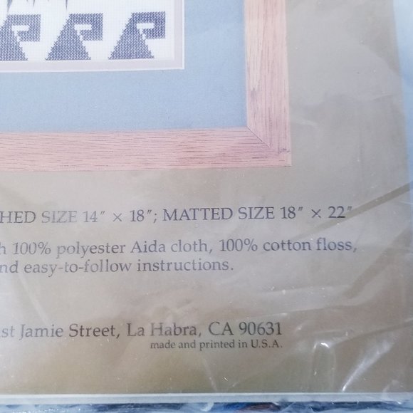 Vtg. 1990 Indian Maiden Counted X-Stitch Kit - New - Picture 5 of 7